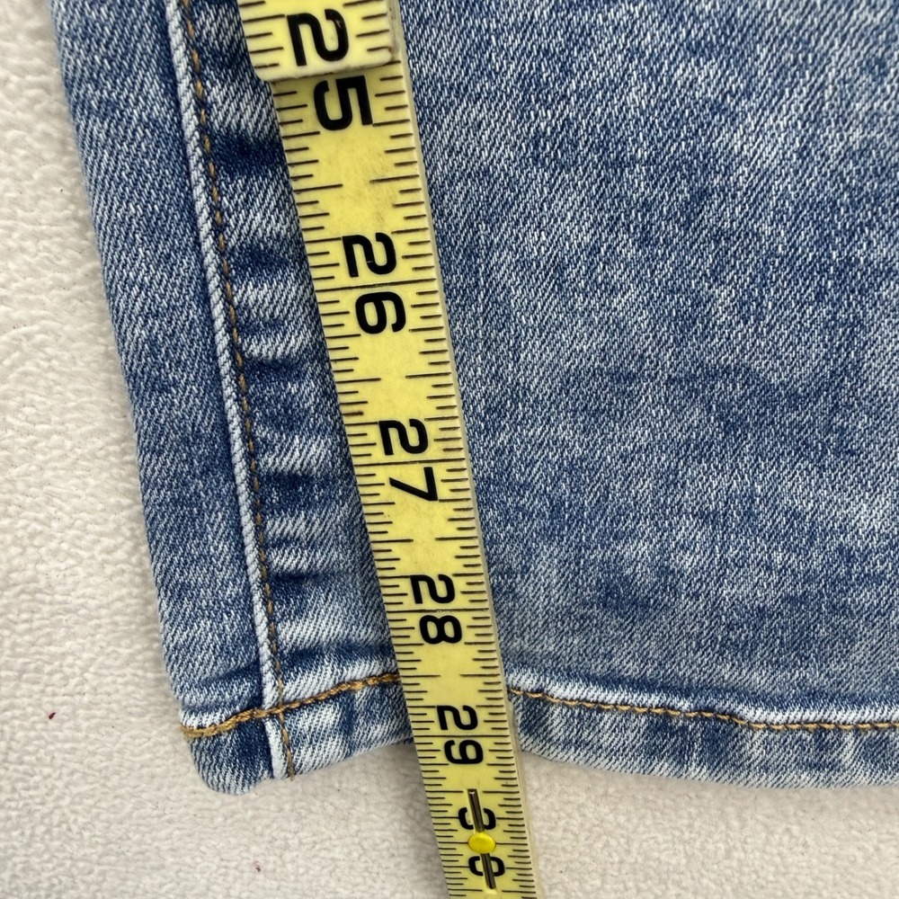 Lane Bryant Straight Leg Jeans Womens 18 Blue Acid Wash‎ Stretch Denim Pants - Picture 7 of 7